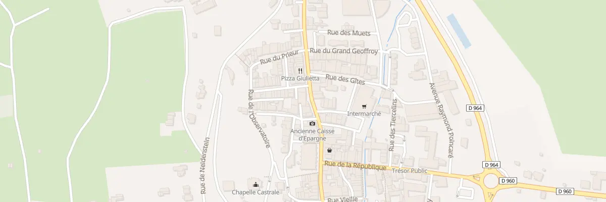 Plan du 45 Rue Jeanne d’Arc à Vaucouleurs