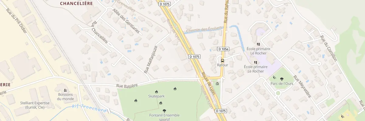 Plan du 2B Rue Babiere à Fontanil-Cornillon