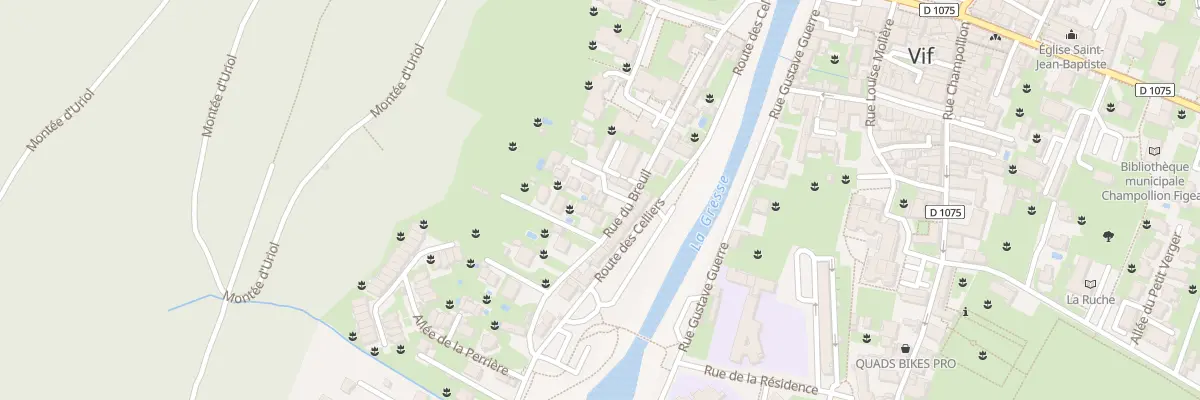 Plan du 12 Rue du Breuil à Vif
