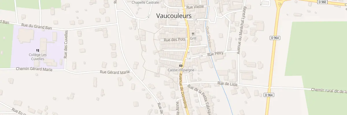 Plan du 7 Rue du Paradis à Vaucouleurs