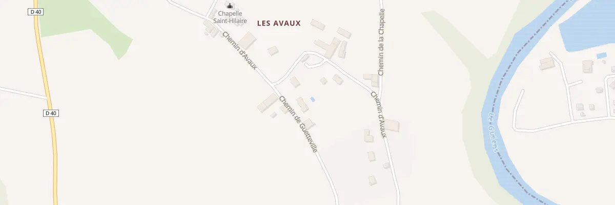 Plan du 47 Che de Guetteville à Romagnieu