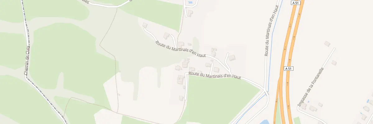 Plan du 13 Rte du Martinais d’En Haut à Varces-Allières-et-Risset