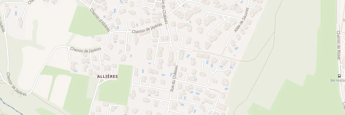 Plan du 23 Rte du Chateau à Claix