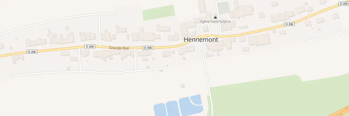 Plan du 36 Gr Grande Rue à Hennemont