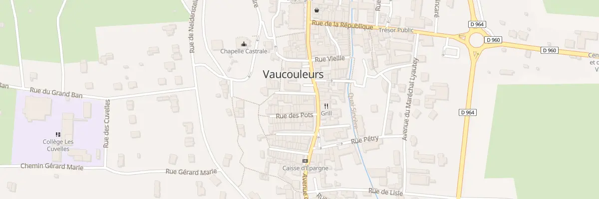 Plan du 5 Rue de la Rochelle à Vaucouleurs