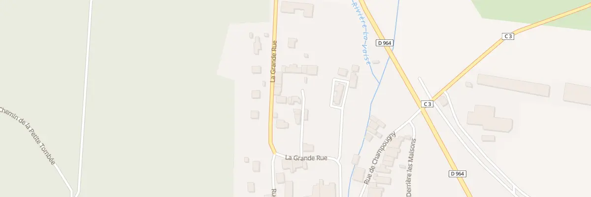 Plan du 3 Rue de la Cour à Maxey-sur-Vaise
