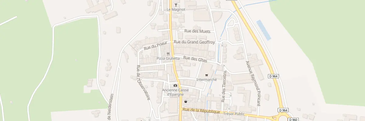 Plan du 2 Rue des Gites à Vaucouleurs