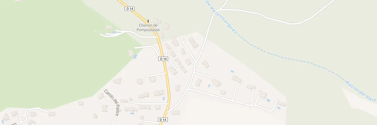Plan du 7235 Combe de Bin à Reillanne