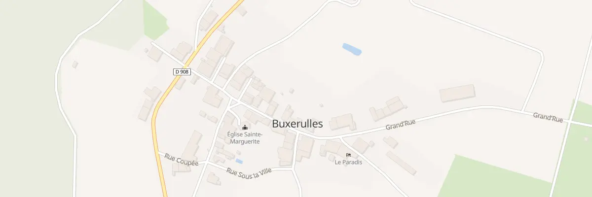 Plan du 7 Gr Grande Rue A Buxerulles à Buxières-sous-les-Côtes