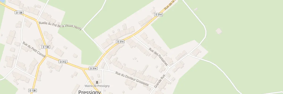 Plan du 4 Rue des Fontaines à Pressigny