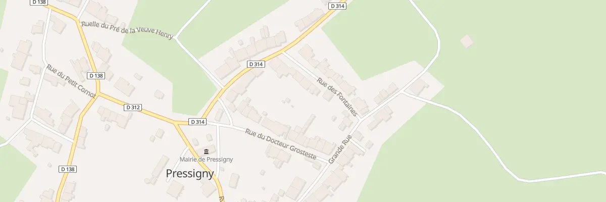 Plan du 8 Rue des Fontaines à Pressigny