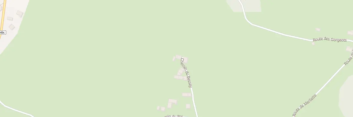 Plan du 299 Che du Besset à Merlas