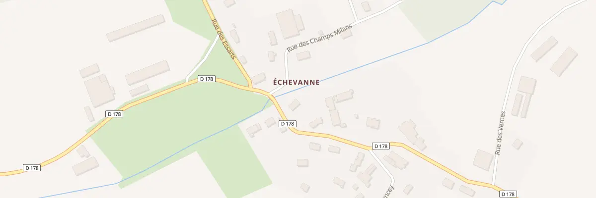 Plan du 12 Rue du Chateau Echevanne à Velesmes-Échevanne