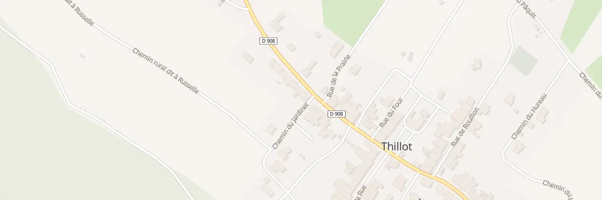 Plan du 21 Rte des Côtes à Thillot