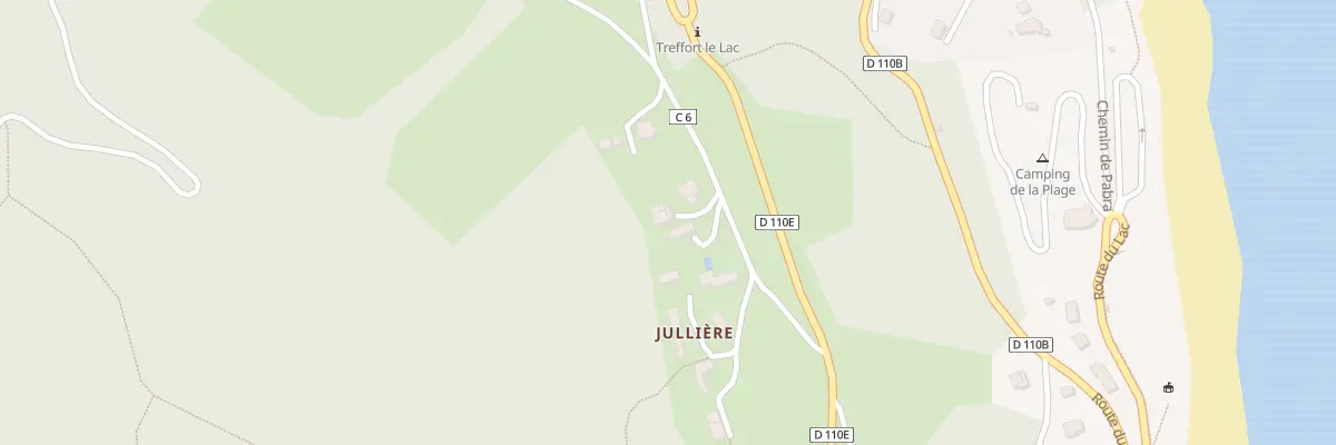 Plan du 210 Rue des Jullieres à Treffort