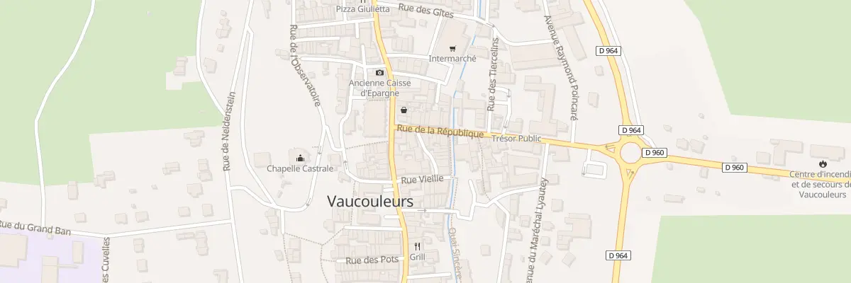 Plan du 6 Rue de la République à Vaucouleurs
