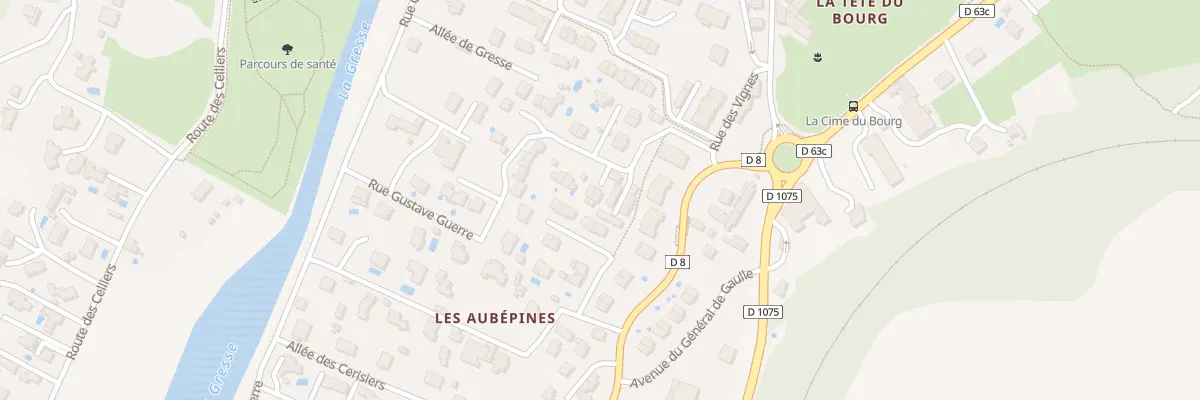 Plan du 13 Rue du Pavillon à Vif