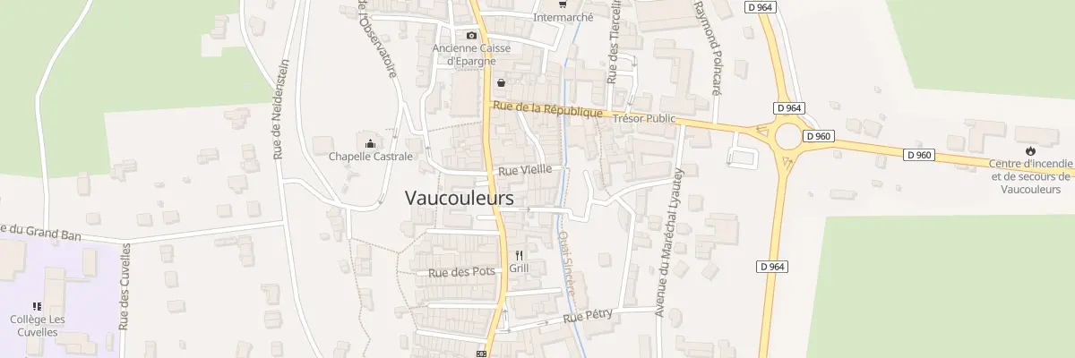 Plan du 4 Rue Vieille à Vaucouleurs