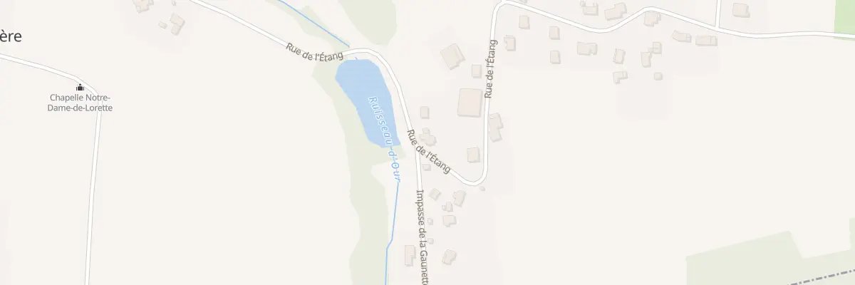 Plan du 11 Rue de l’Etang à La Bretenière