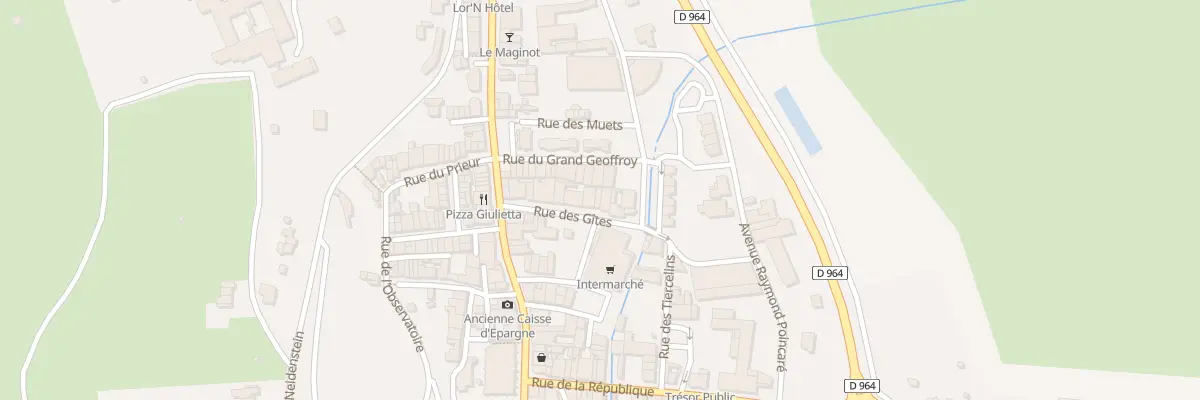 Plan du 17 Rue des Gites à Vaucouleurs