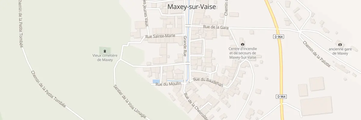 Plan du 76 Gr Grande Rue à Maxey-sur-Vaise
