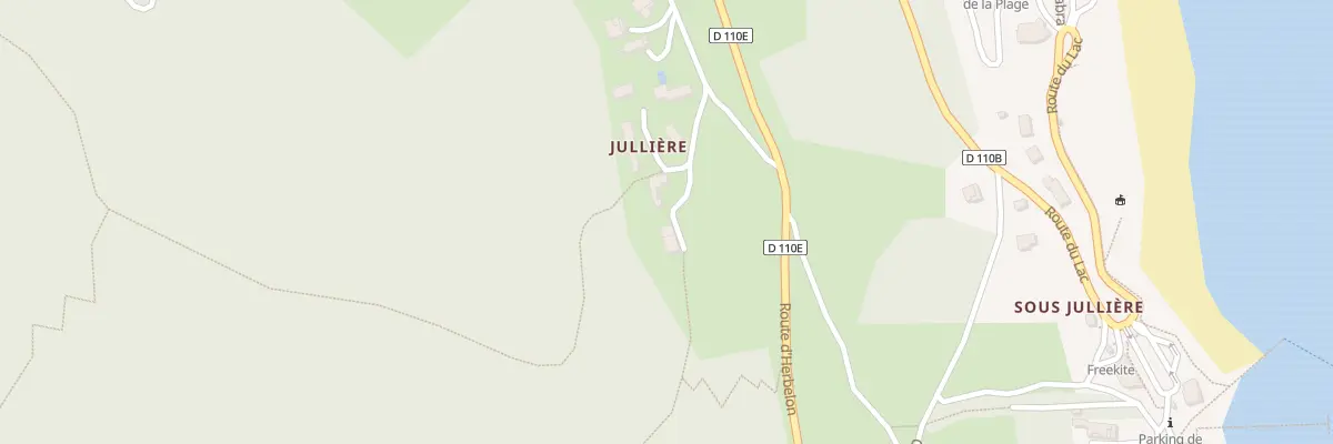 Plan du 375 Rue des Jullieres à Treffort