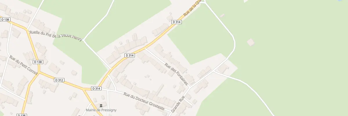 Plan du 7 Rue des Fontaines à Pressigny