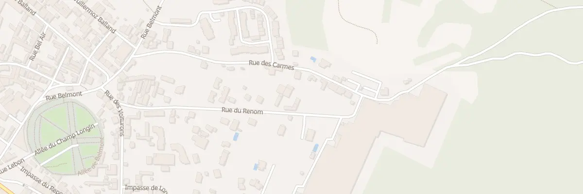 Plan du 33 Rue du Renom à Oyonnax