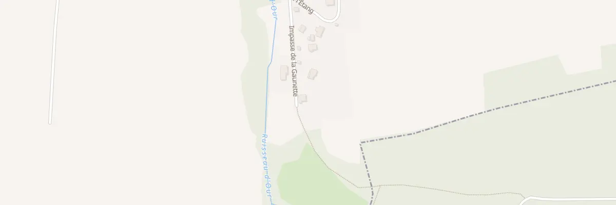 Plan du 7 Imp de la Gaunette à La Bretenière