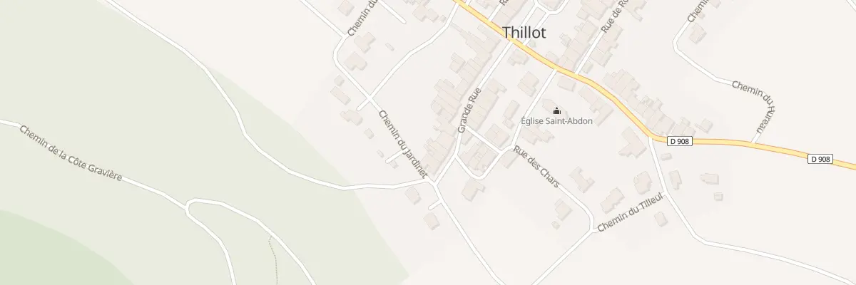 Plan du 22 Grande Rue à Thillot