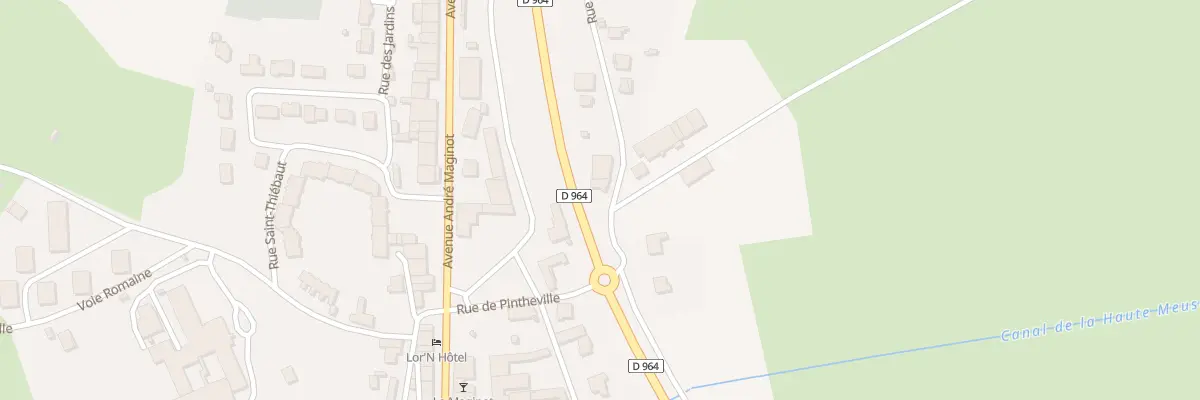 Plan du 1 Rue des Maroches à Vaucouleurs