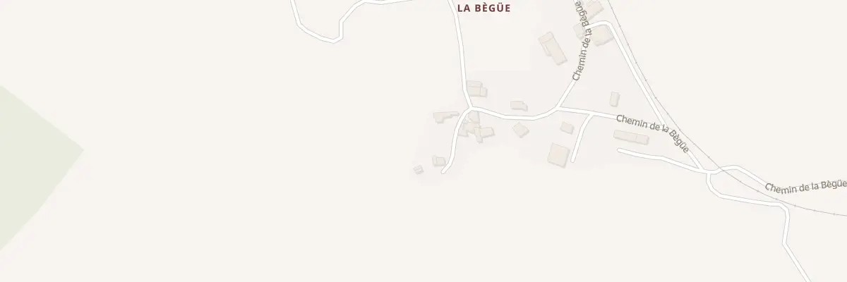 Plan du 130 Che des Esclavaux à La Beaume