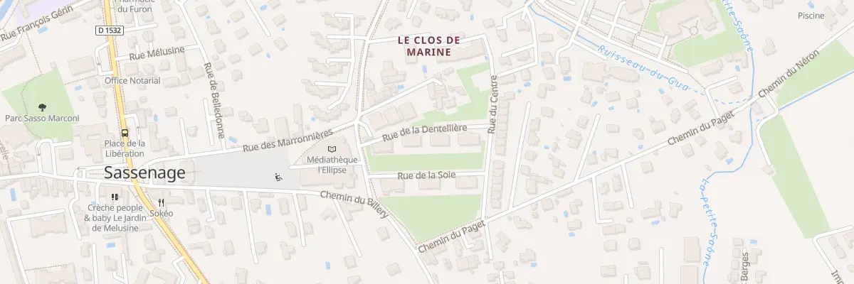 Plan du 5 Rue de la Dentellière à Sassenage