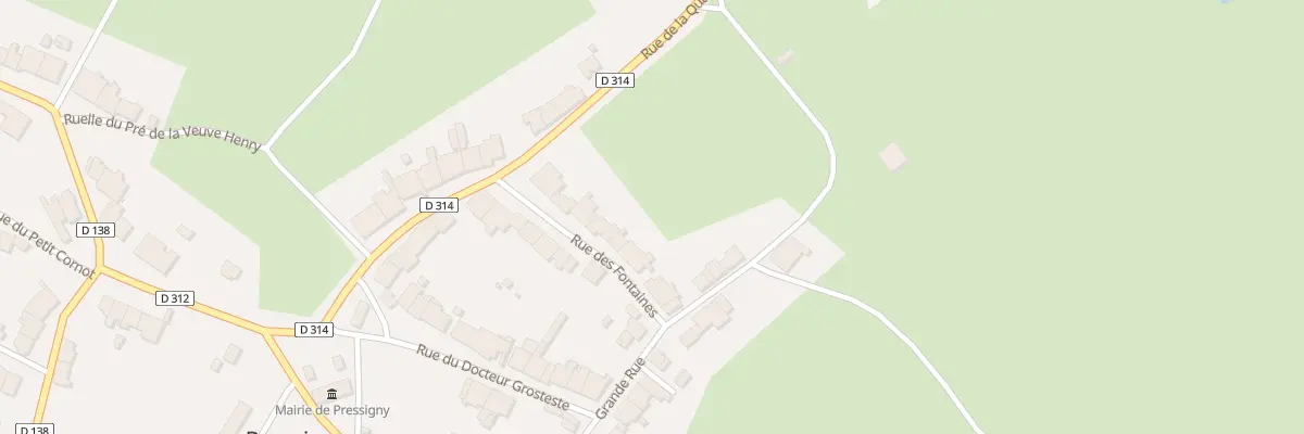 Plan du 9 Rue des Fontaines à Pressigny