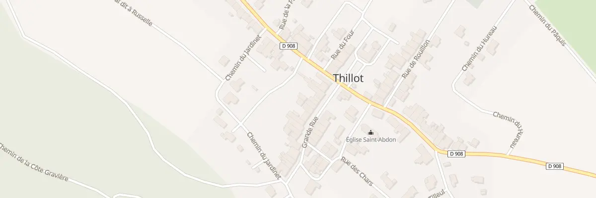 Plan du 10 Gr Grande Rue à Thillot