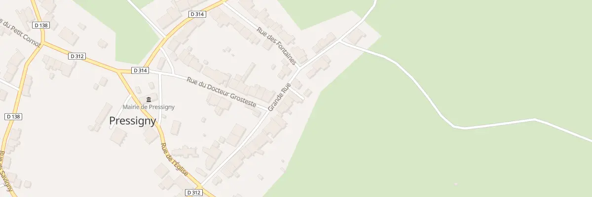 Plan du 46 Gr Grande Rue à Pressigny