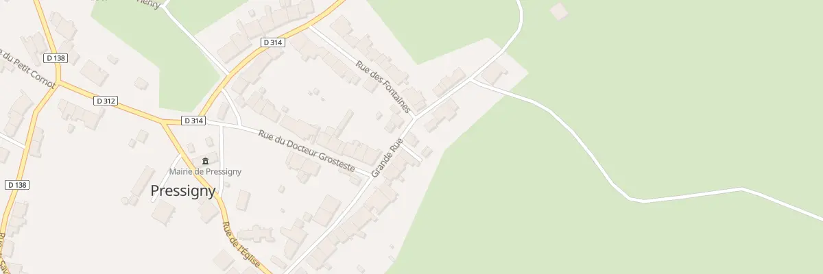Plan du 1 Che de Marchetot à Pressigny