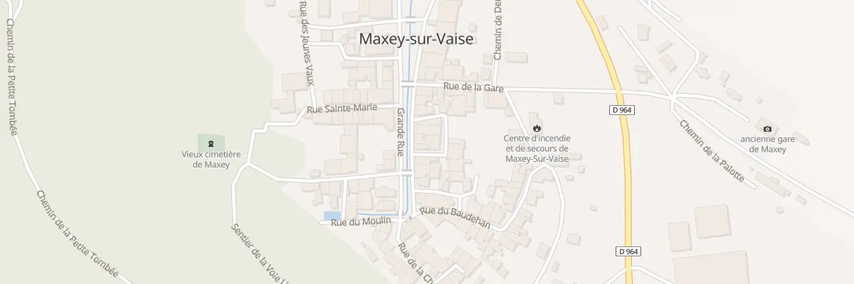 Plan du 10 Gr Grande Rue à Maxey-sur-Vaise