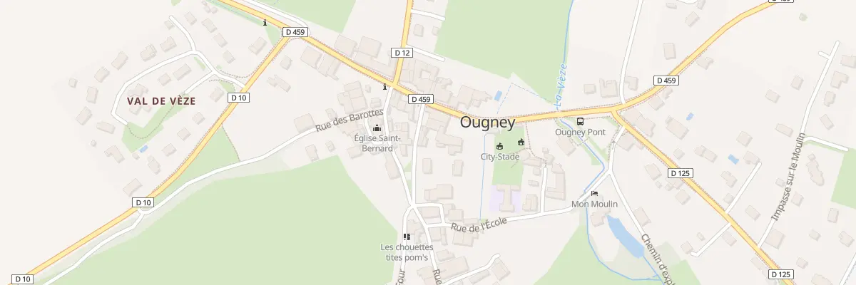 Plan du 5 Rue du Barboux à Ougney