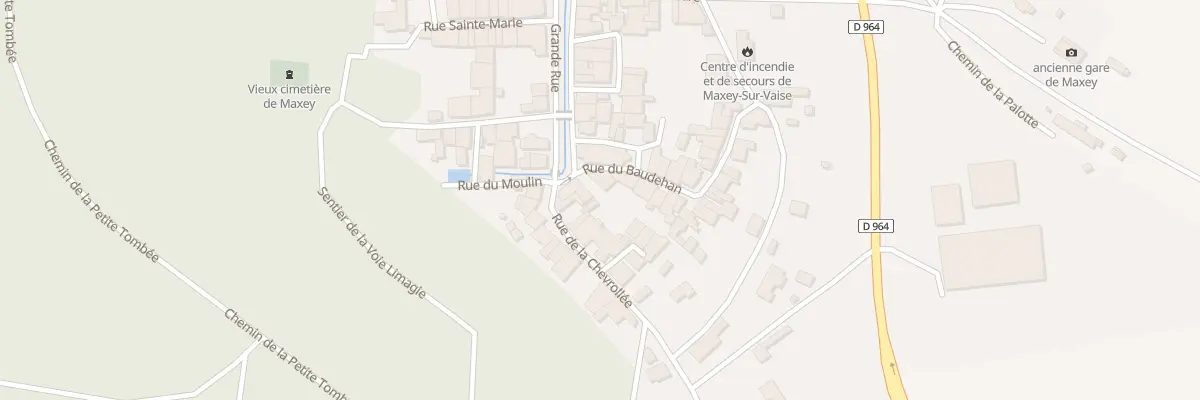 Plan du 2 Rue de Baudehan à Maxey-sur-Vaise