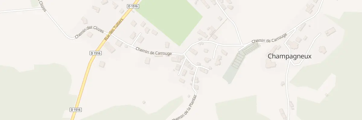 Plan du 8 Che de la Violette à Champagneux