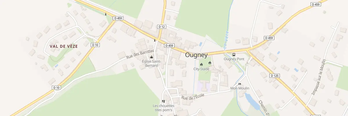 Plan du 3 Rue du Barboux à Ougney
