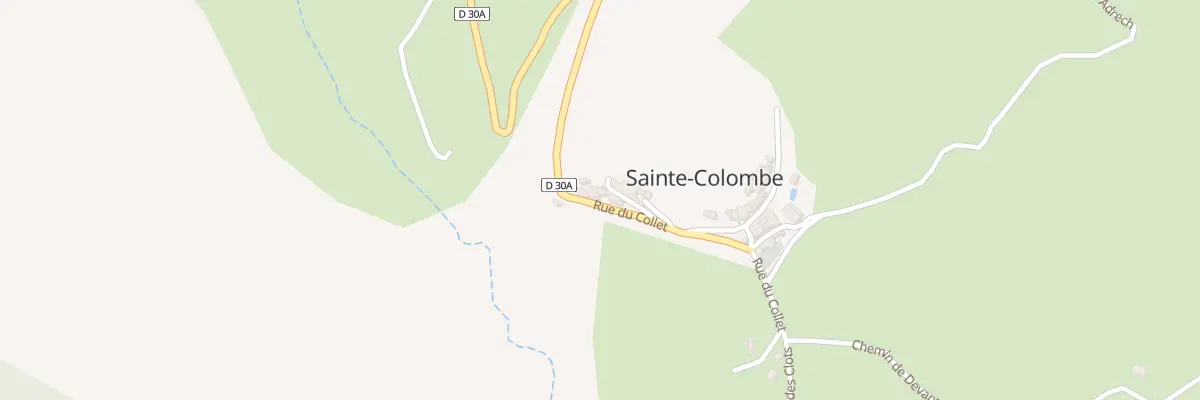 Plan du 5000F Le Village à Sainte-Colombe