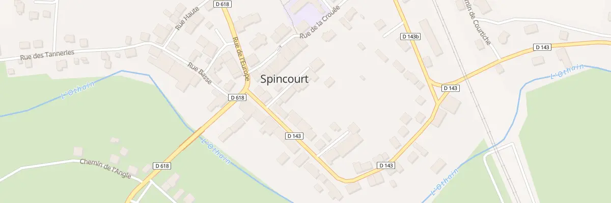 Plan du 6 Rue Brulee à Spincourt