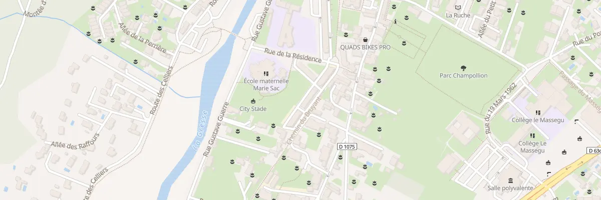 Plan du 12 Rue de la Résidence à Vif