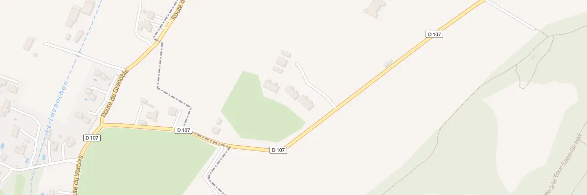 Plan du 716 Rue des Gaberts à Varces-Allières-et-Risset