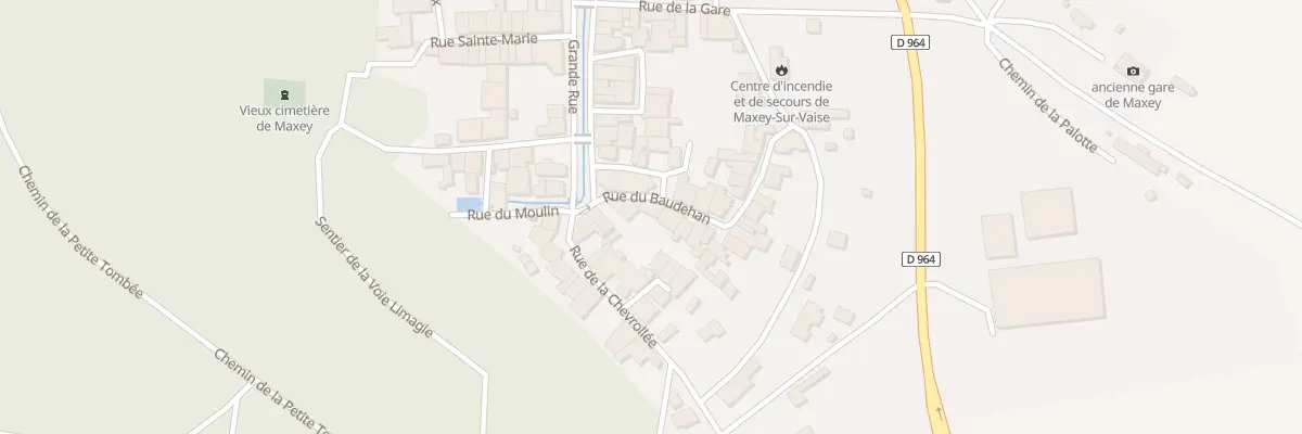 Plan du 6 Rue de Baudehan à Maxey-sur-Vaise