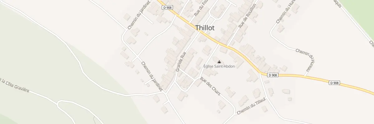 Plan du 5 Grande Rue à Thillot