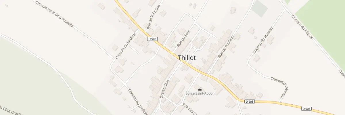Plan du 2 Gr Grande Rue à Thillot