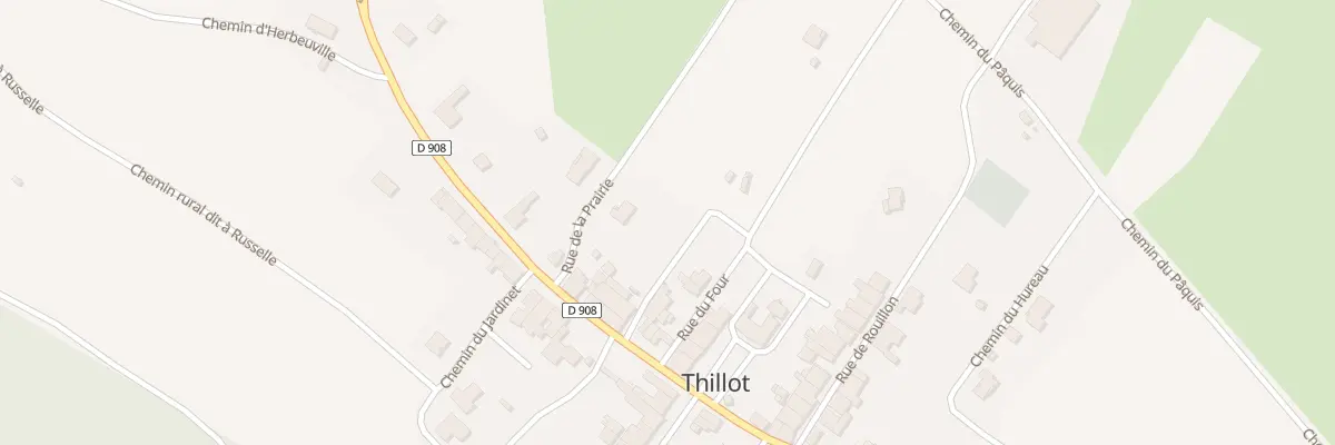 Plan du 9085 Che de Lignieres à Thillot